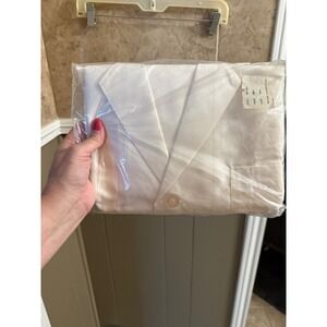 NOP Medline Mens White‎ Medical Lab Coat 42E New Doctor Uniform Jacket